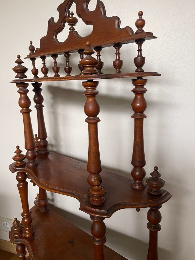 【か6】70 フランスアンティーク　ナポレオンシェルフ　棚