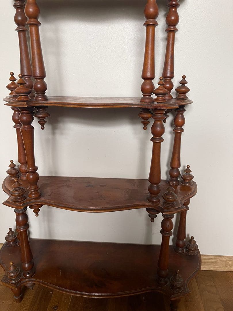 【か6】70 フランスアンティーク　ナポレオンシェルフ　棚