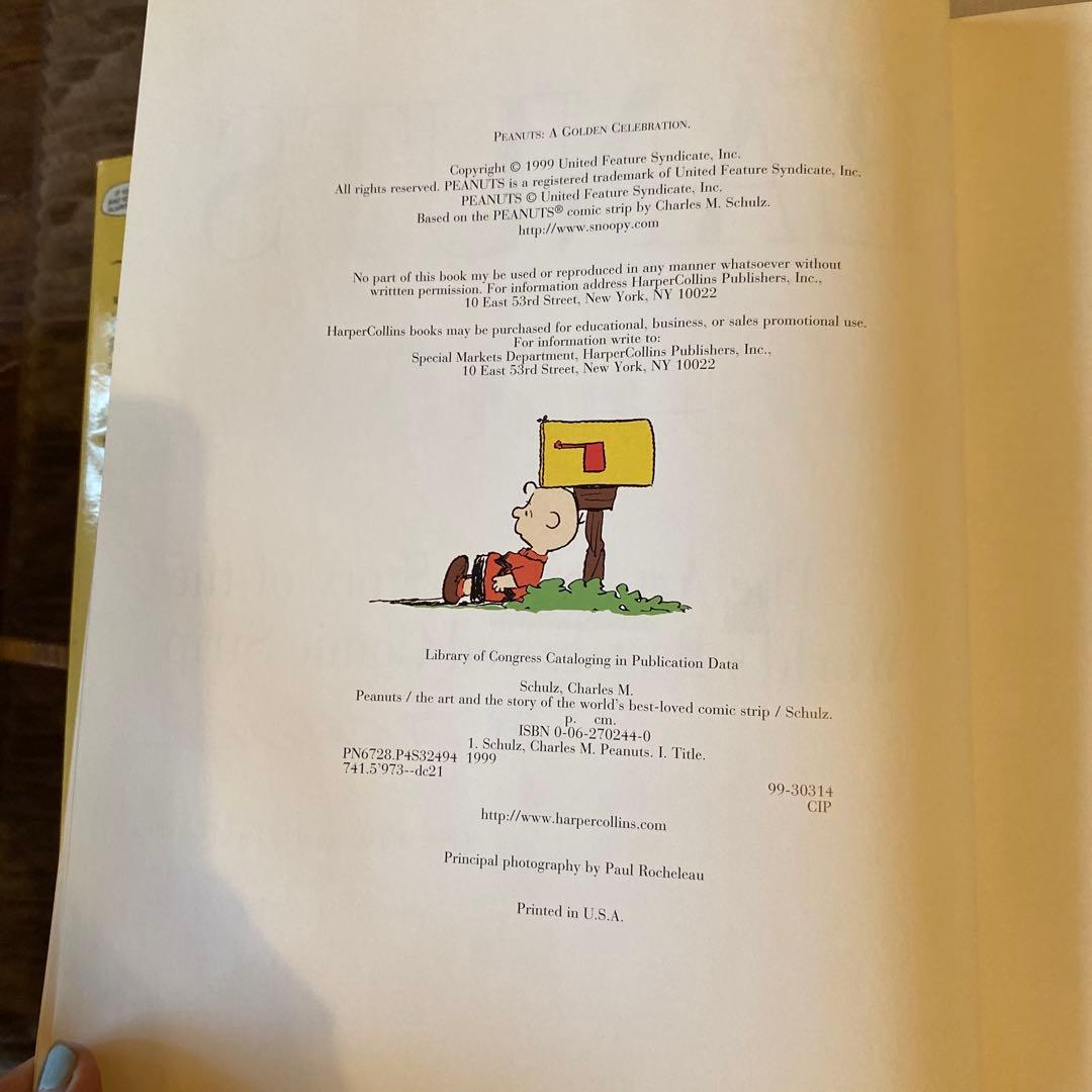 スヌーピー ハードブック　ピーナツ　ア　ゴールデンセレブレーション