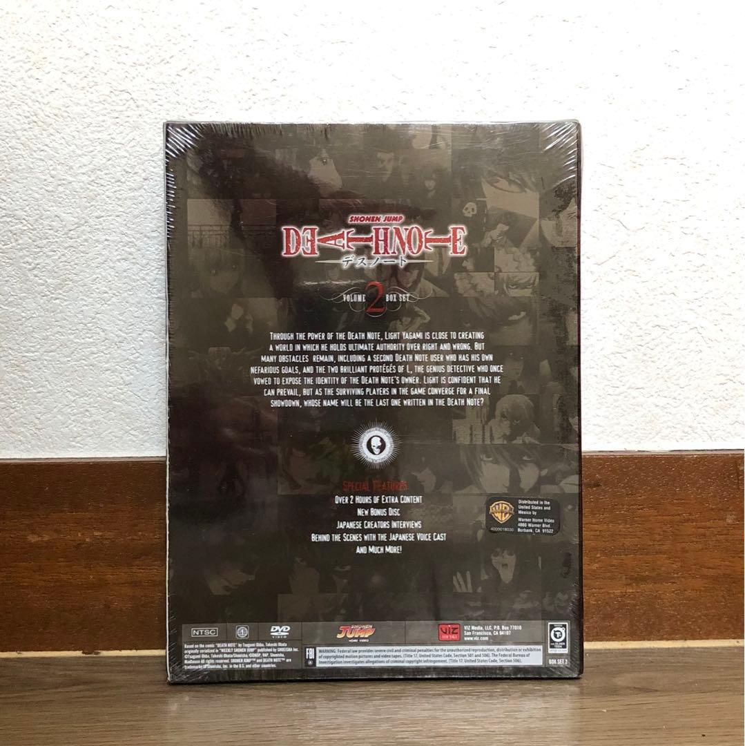 未開封 Death Note デスノート DVD BOXセット2 USリージョン