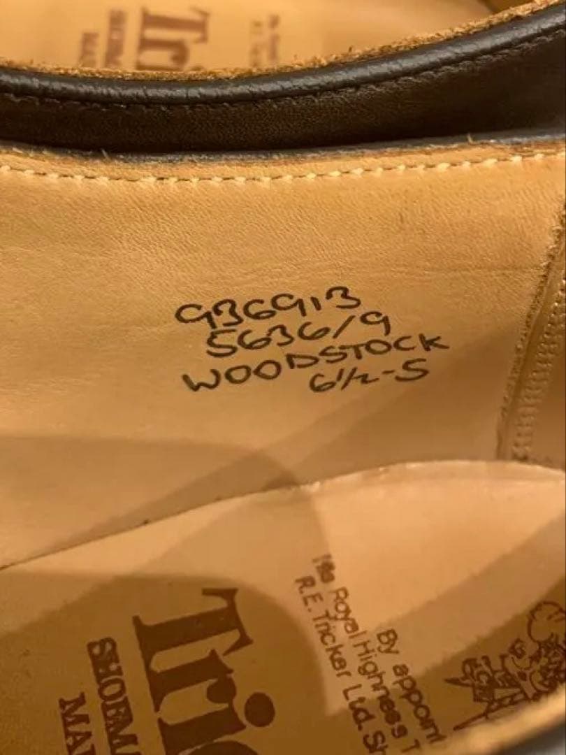 週末値下中！Tricker's トリッカーズ ウッドストック UK6.5