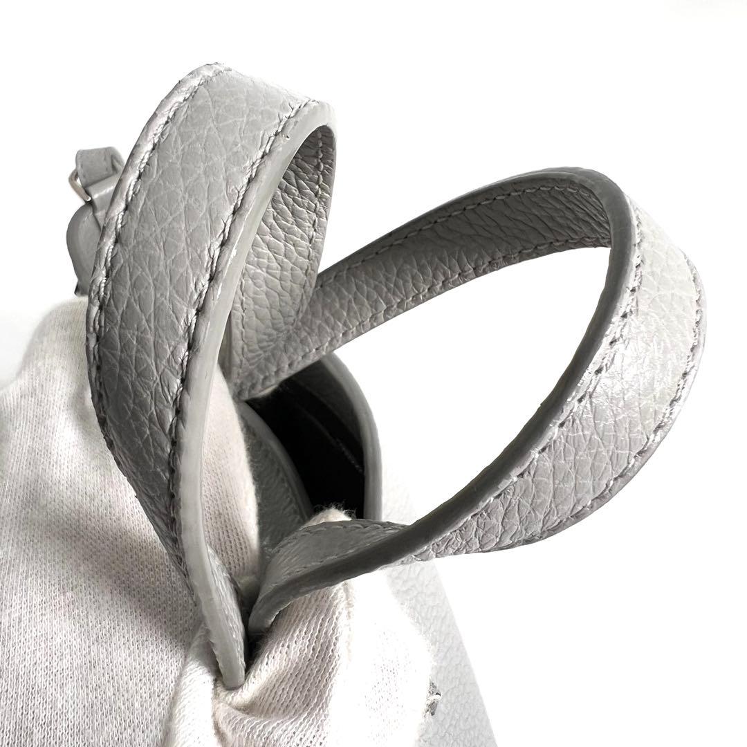 ほぼ未使用 ジミーチュウ ペガシ ショルダーバッグ 2way グレー スタッズ