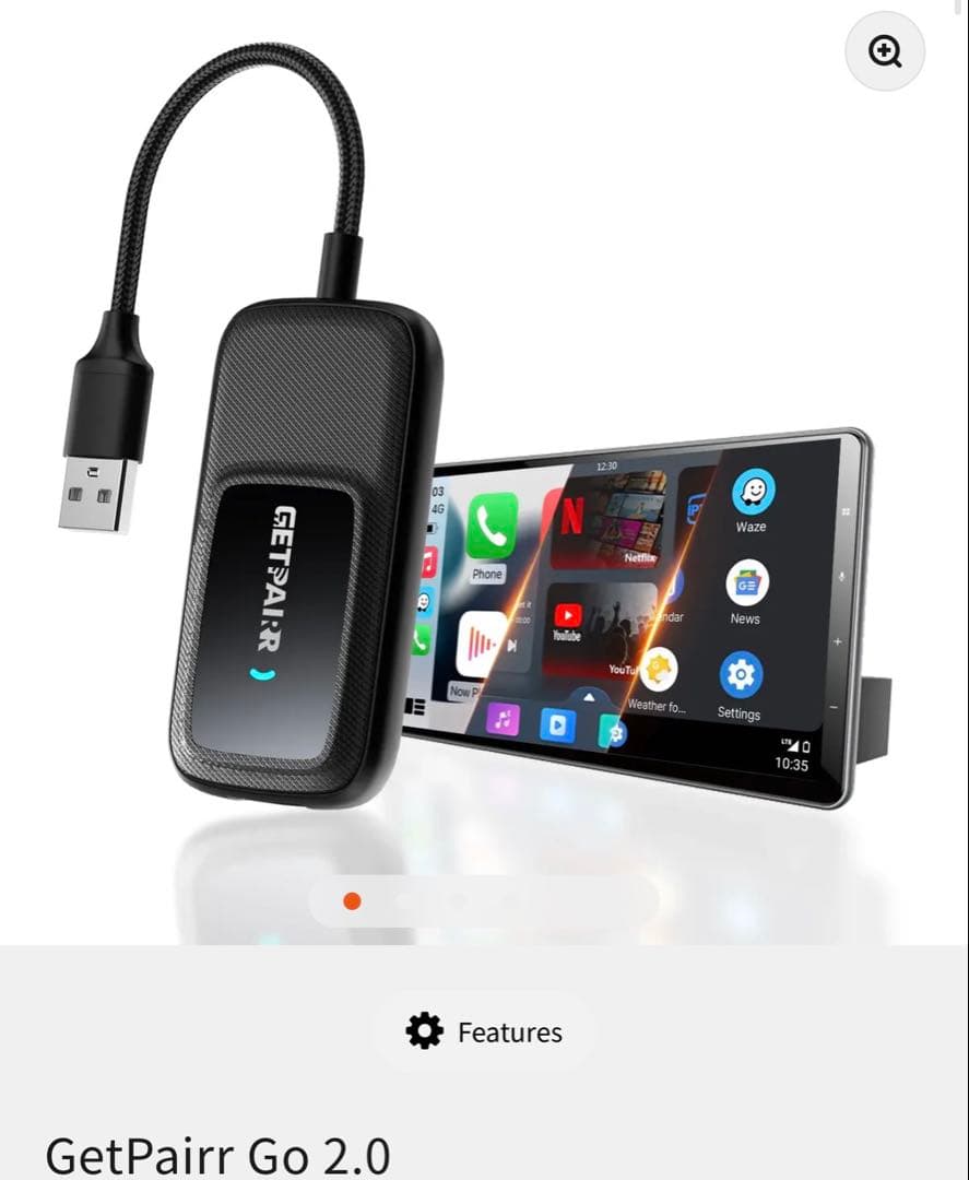 カーナビ CarPlay AI Box GETPAIRR Go 2.0