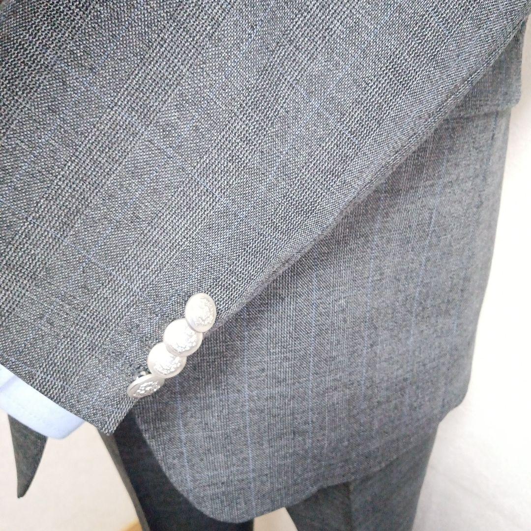 170 ワンダーファクトリー ベスト付 卒業式フォーマルスーツ グレー　卒服