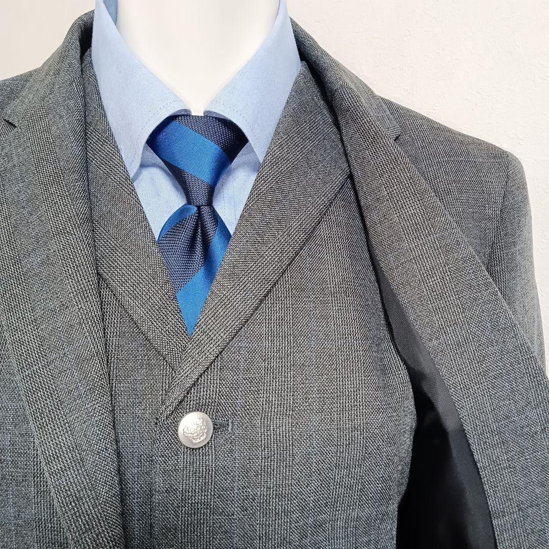170 ワンダーファクトリー ベスト付 卒業式フォーマルスーツ グレー　卒服
