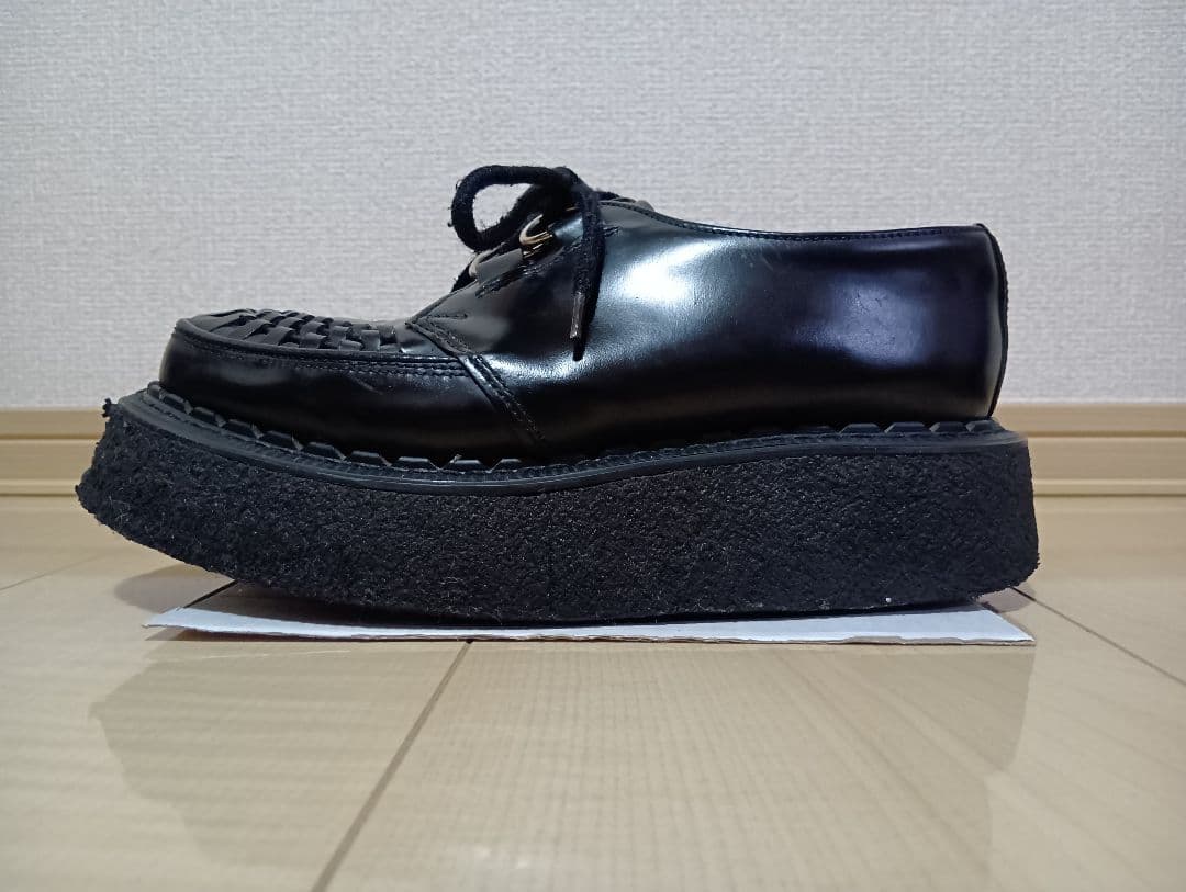 カ*コ様 E COX　ラバーソール　BLACK　UK４