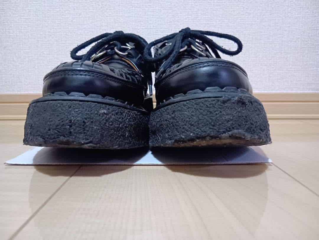 カ*コ様 E COX　ラバーソール　BLACK　UK４