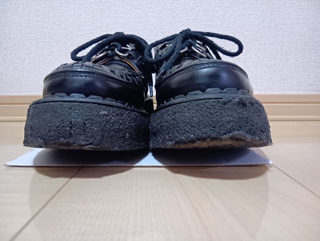 カ*コ様 E COX　ラバーソール　BLACK　UK４