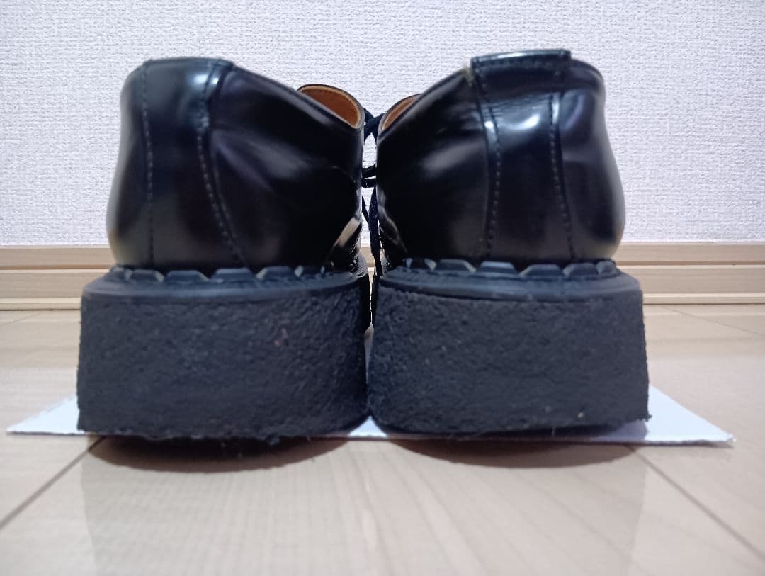 カ*コ様 E COX　ラバーソール　BLACK　UK４