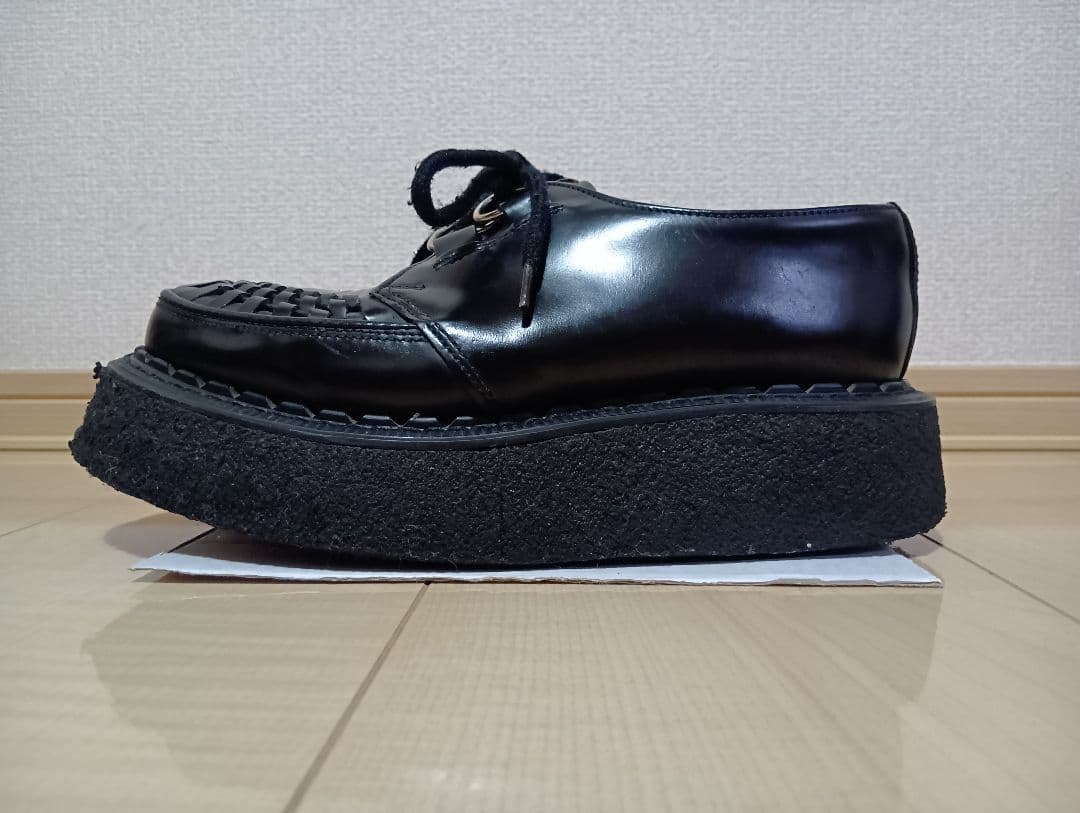 カ*コ様 E COX　ラバーソール　BLACK　UK４