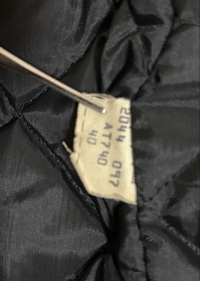 schott ショット ピーコート キルティング 740N 黒USA 40