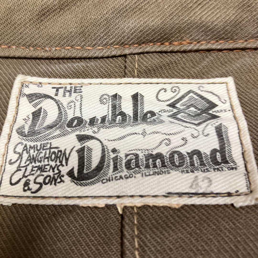 ダブルダイアモンド　旧マッコイズ　ブラウン コーデュロイ カバーオール　42