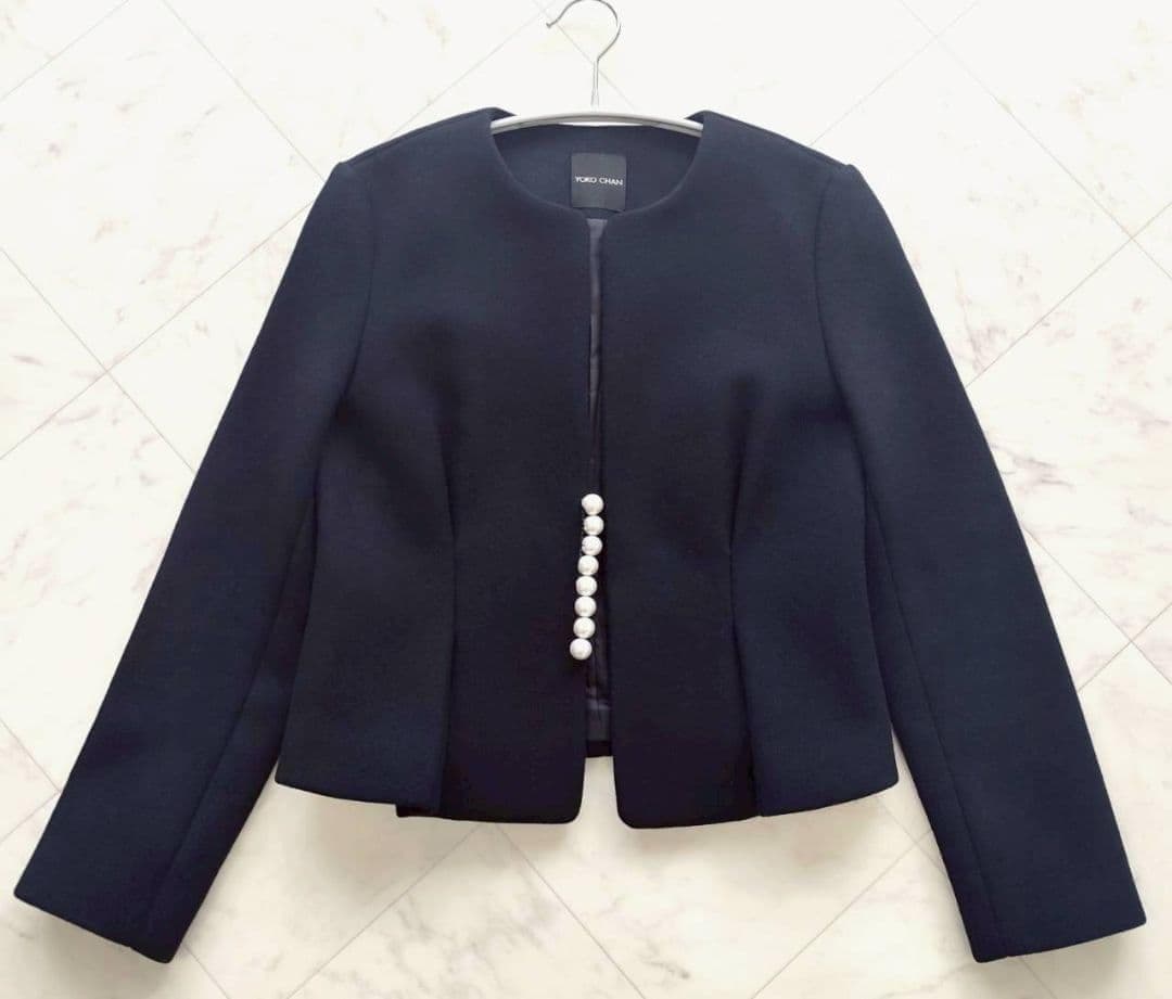 YOKO CHAN ヨーコチャン パールジャケット