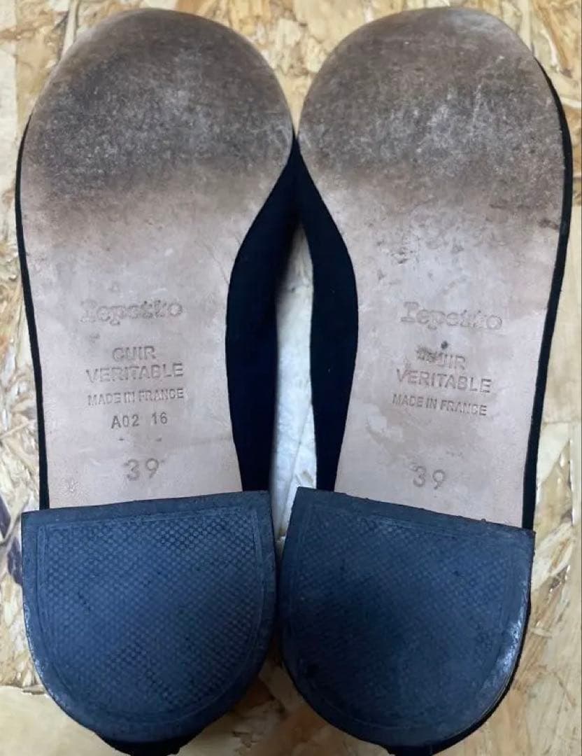 Reppet レペット カミーユ39スエードブラック