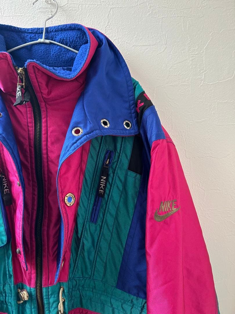 【超希少デザイン】NIKE ACG 90s スキーウェア　マルチカラー　テック