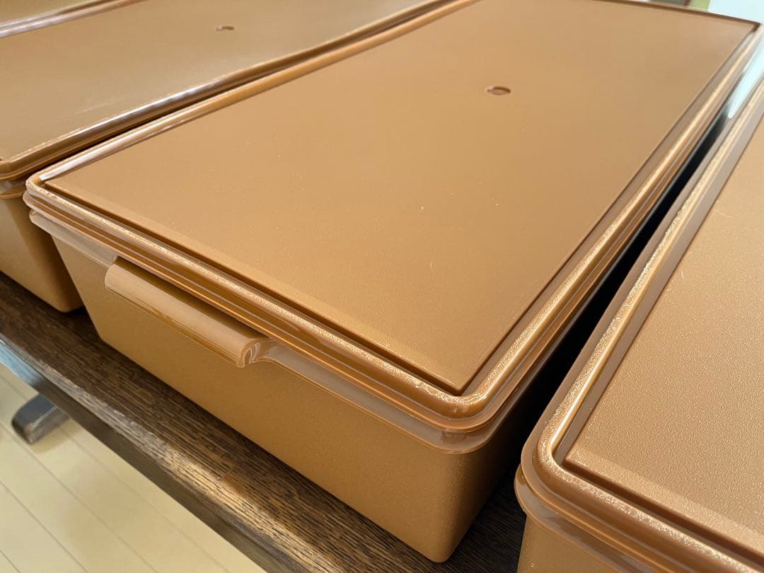 【特価・期間限定】タッパーウエア　ロングスーパーケース４個セット