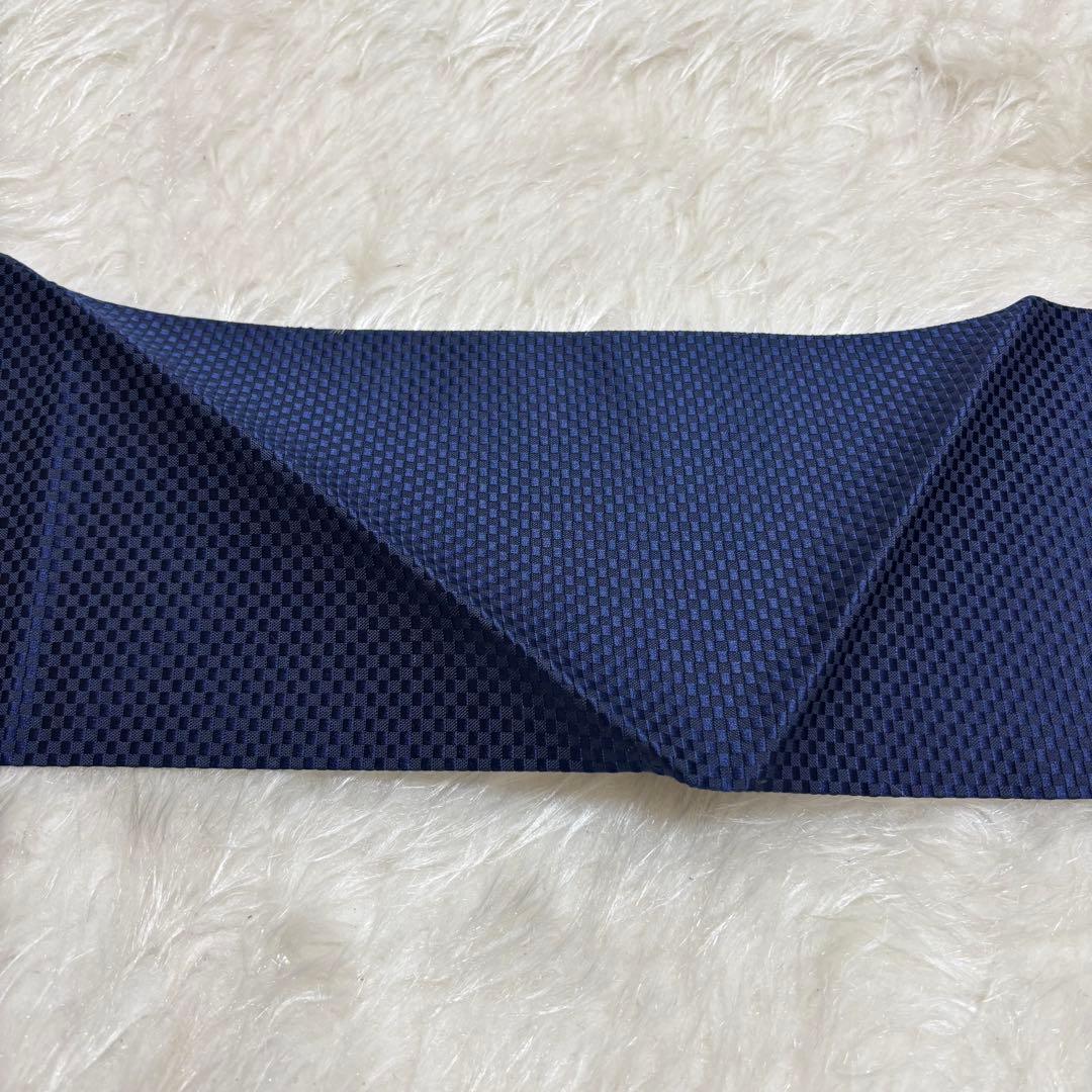 ✨【 極美 】 名古屋帯 九寸帯 名古屋仕立てモダン 幾何学菱文 和装 413