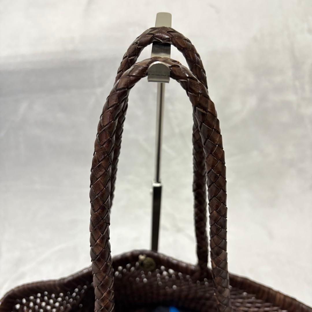 Dragon ドラゴンディフュージョン　メッシュトート　ブラウン　カゴバッグ