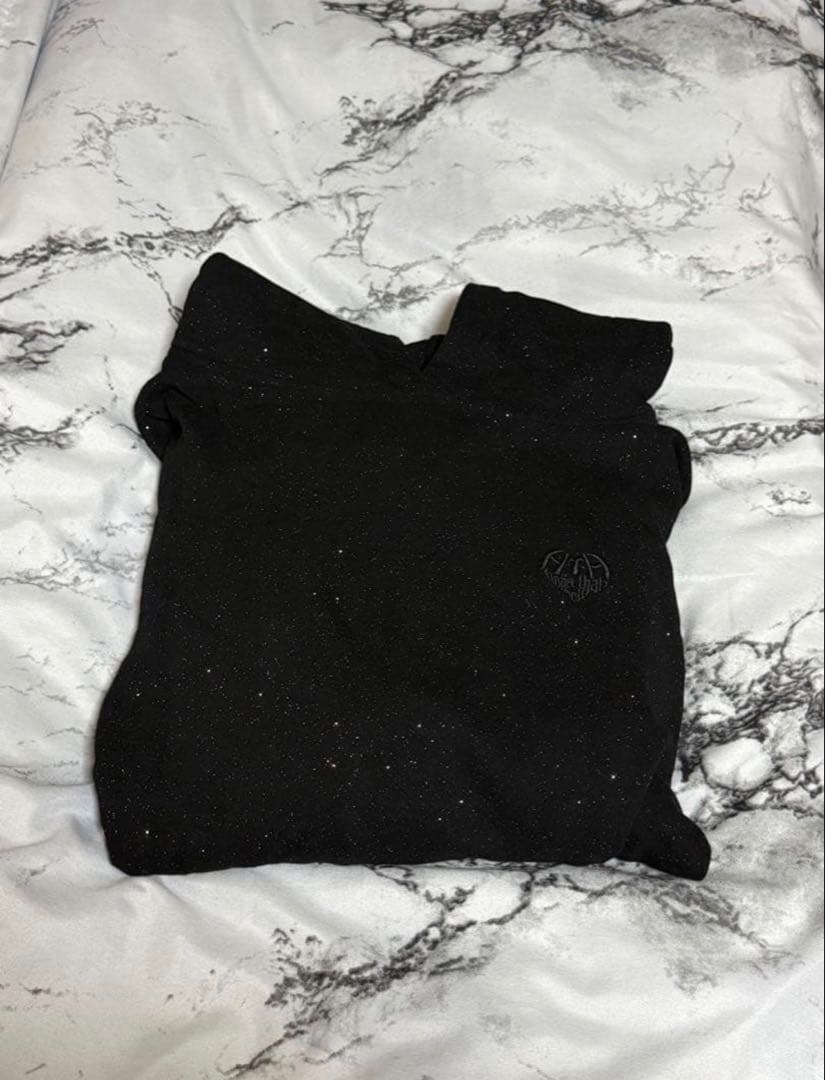 hth glitter logo hoodie ブラック 上のみ