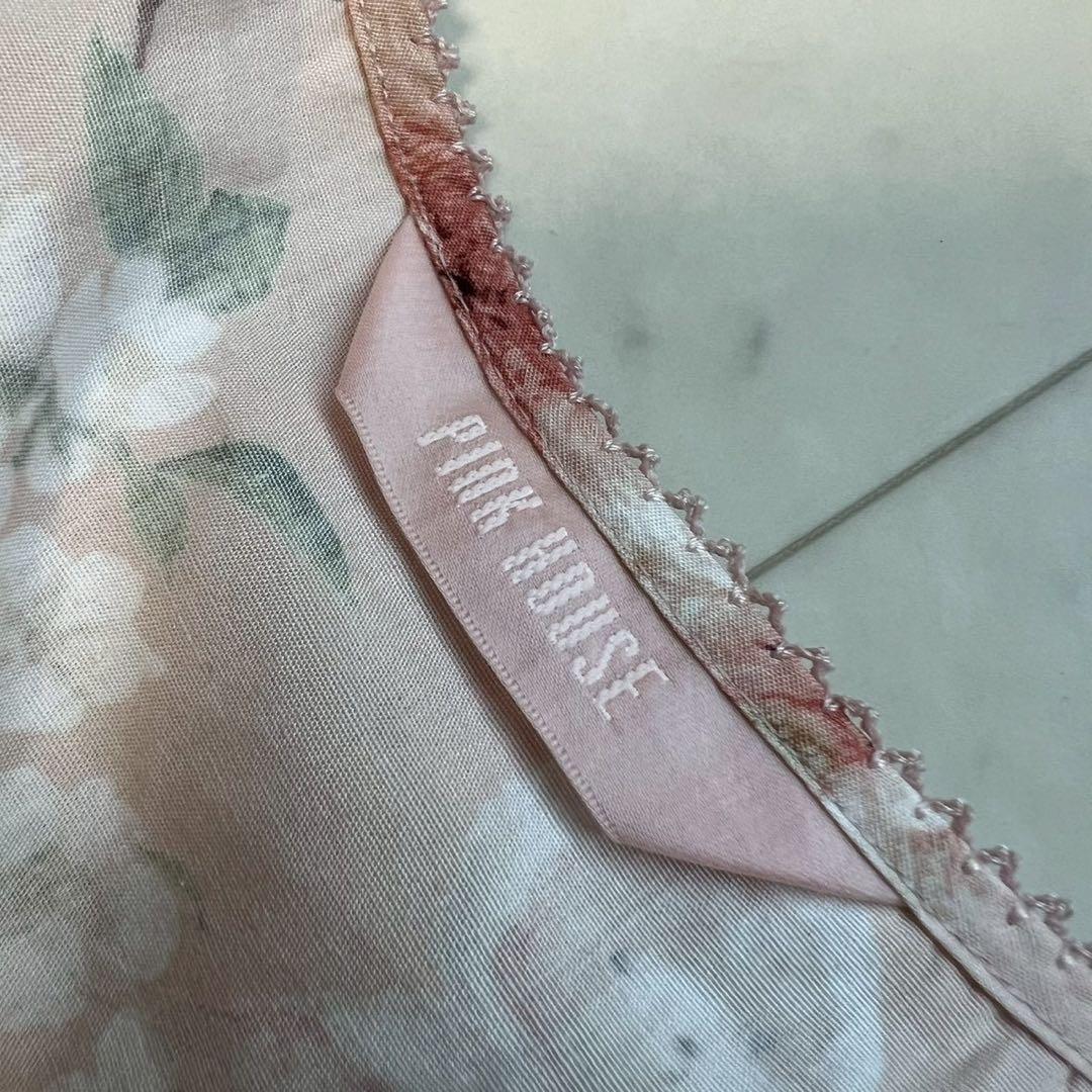 定価12万 タグ付 PINKHOUSE 2025 桜テディのワンピース ピンク