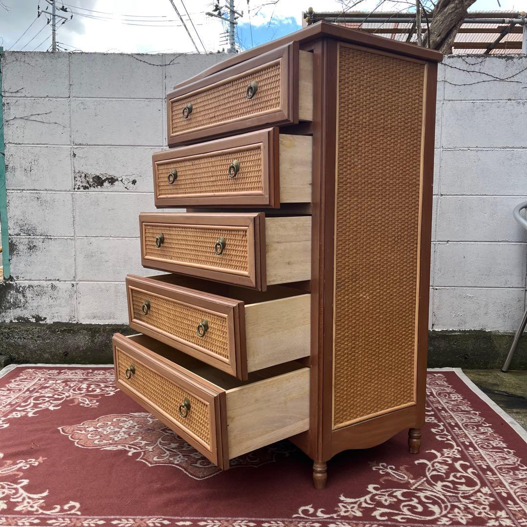 高品質◾️ 横浜Kazama カザマ 引き出し5杯 チェスト 収納棚 整理棚