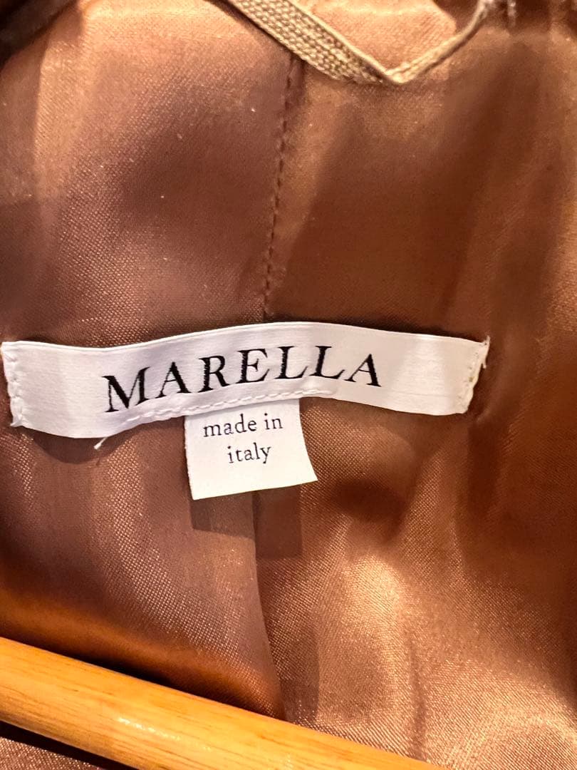Marella スタンドカラーコート ウールカシミア