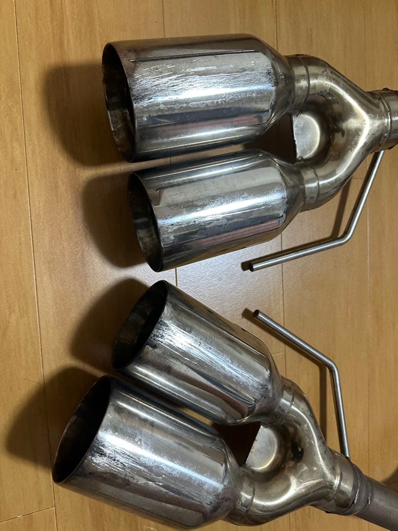 レクサスRC スリーキャッツ 100Φ 4本出しストレートマフラー