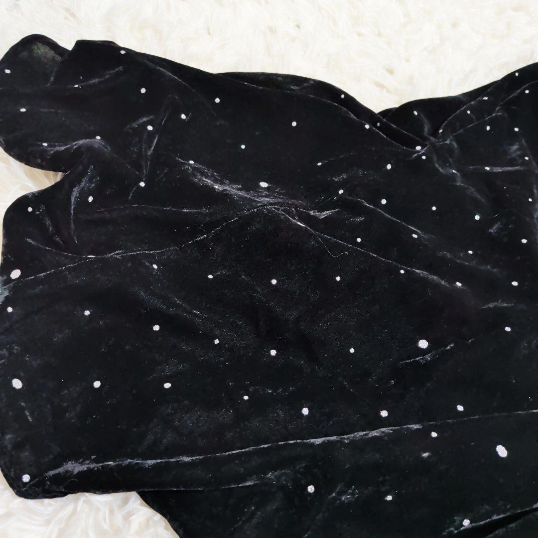 【新品】クチュールドアダム グリッターベルベットキャミドレス　サイズ36