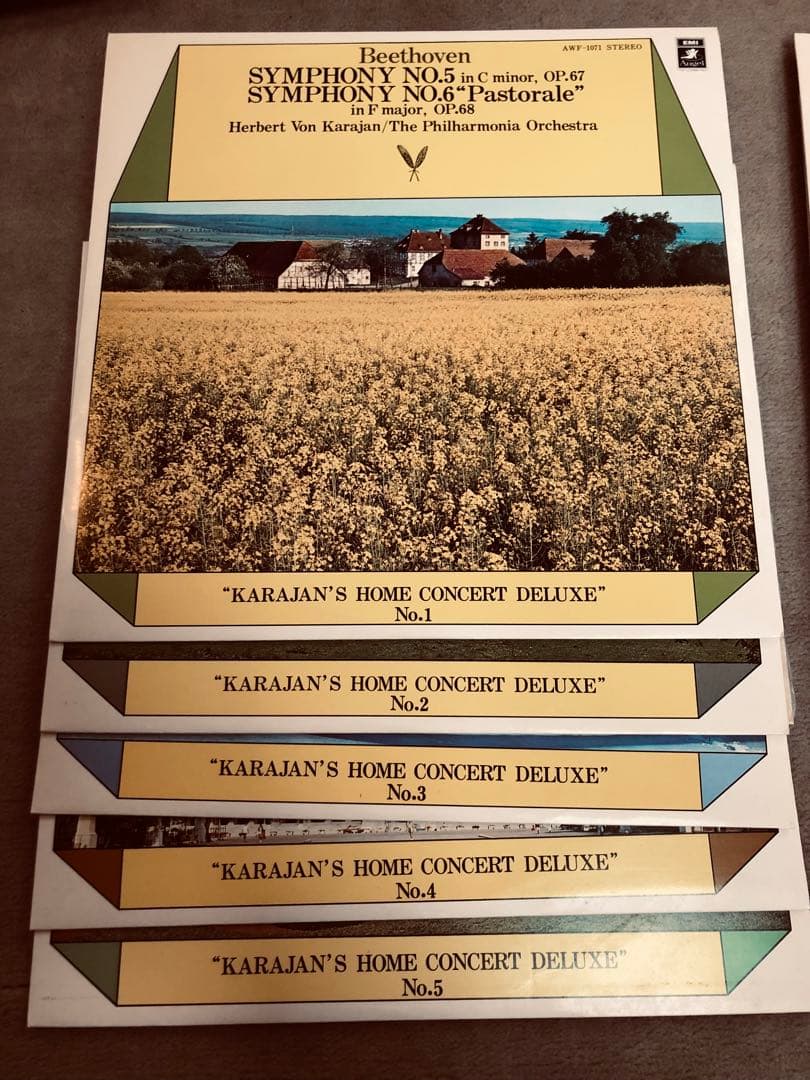 再値下げ中、東芝EMI 華麗なるカラヤン名曲の世界　LP10枚セット