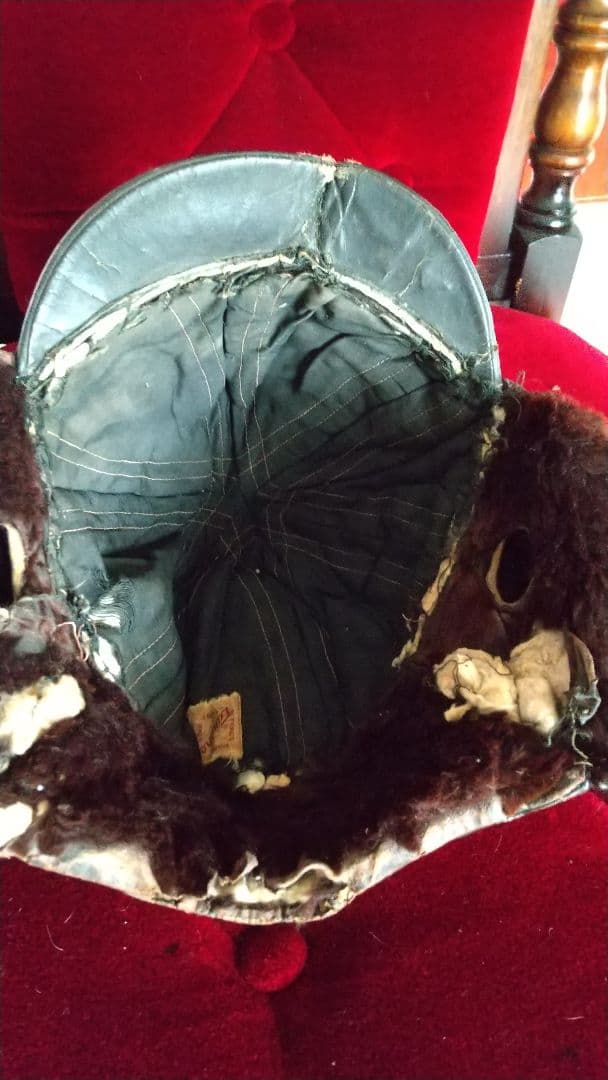 旧日本海軍・初期型・飛行帽