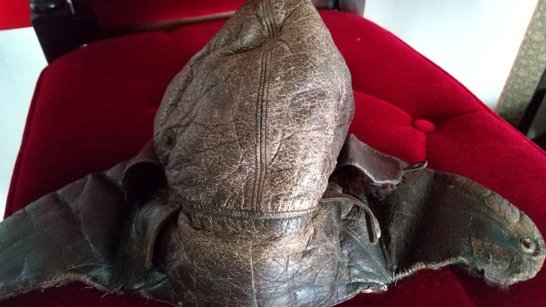 旧日本海軍・初期型・飛行帽