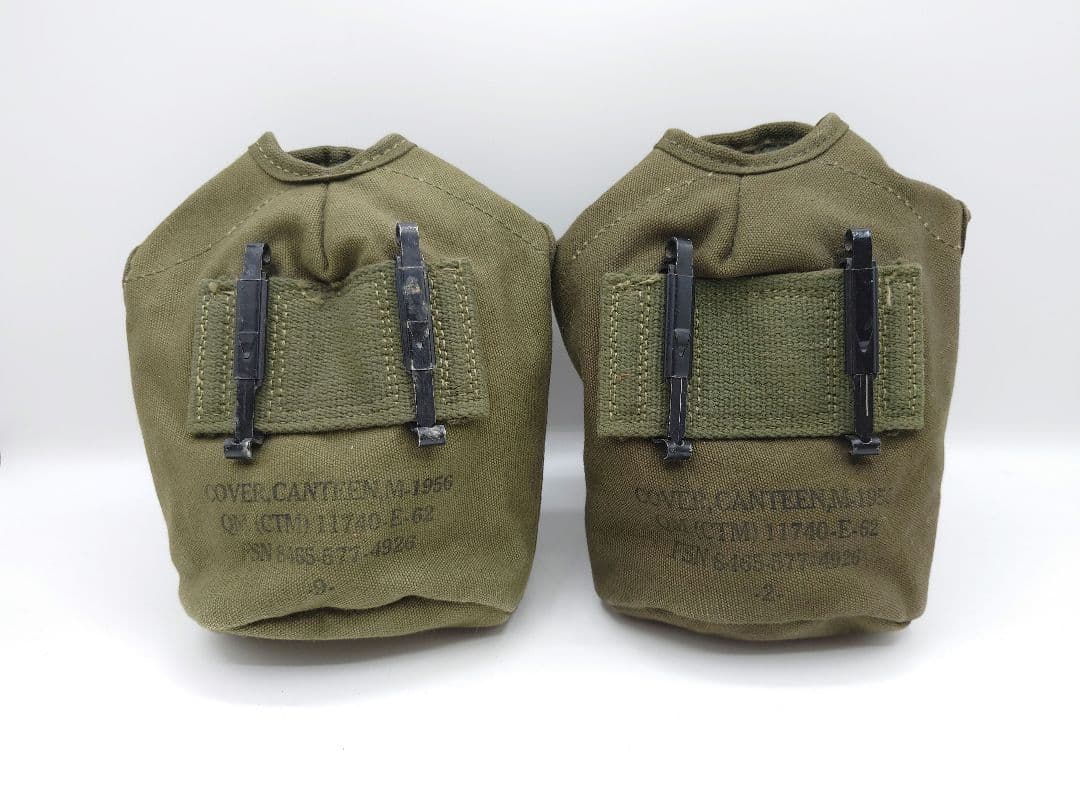 アメリカ軍実物放出品　M56キャンティーンカバー（初期型）2個セット