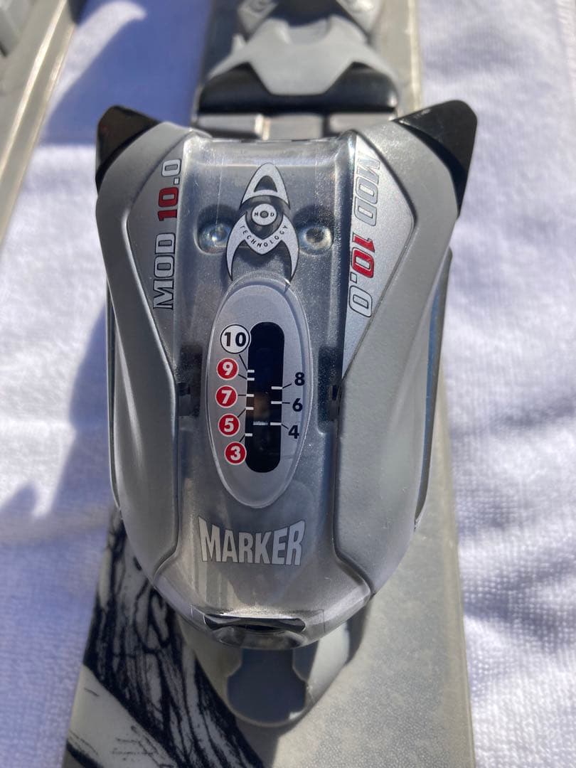 ショートスキー(ファン ミドル ミッド) 解放ビィンディング K2 marker