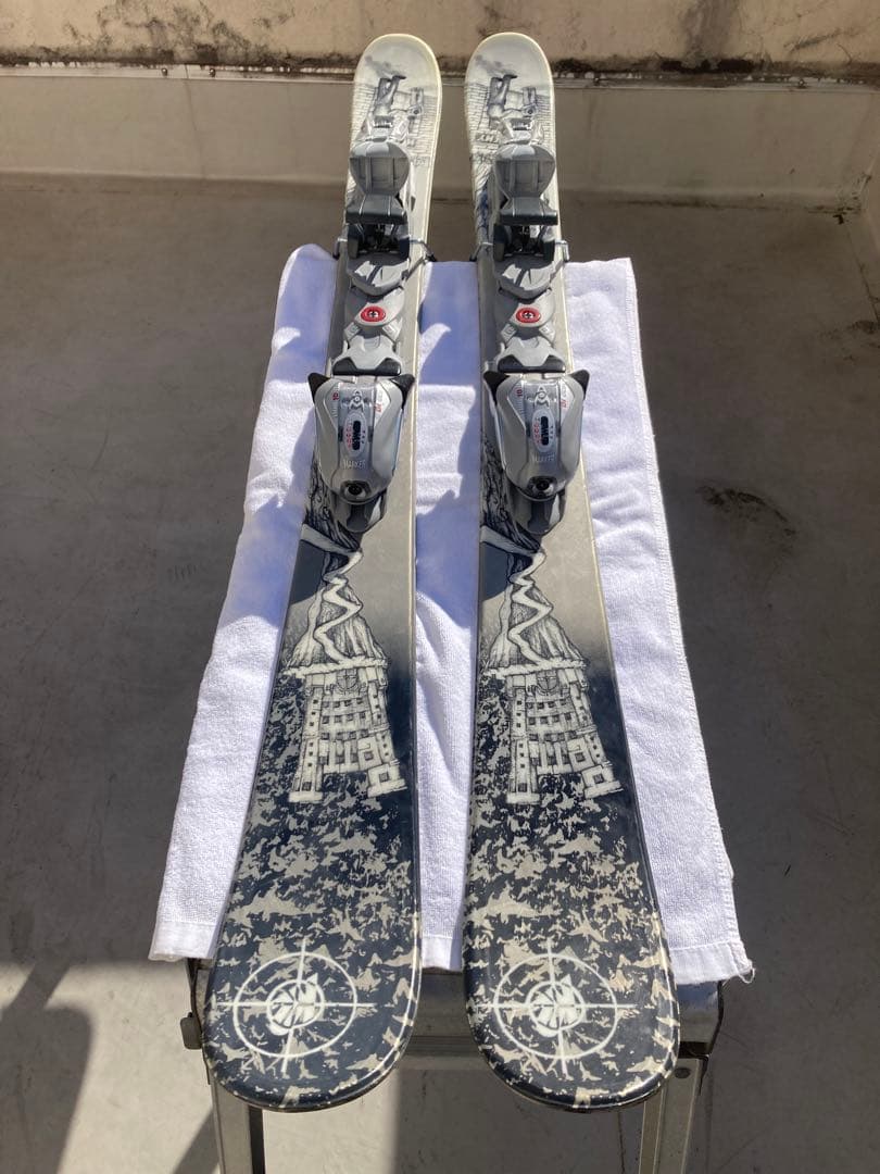 ショートスキー(ファン ミドル ミッド) 解放ビィンディング K2 marker