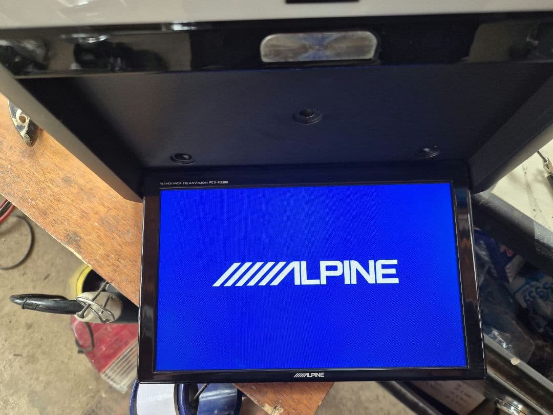 ALPINE PCX-3300B フリップダウンモニター
