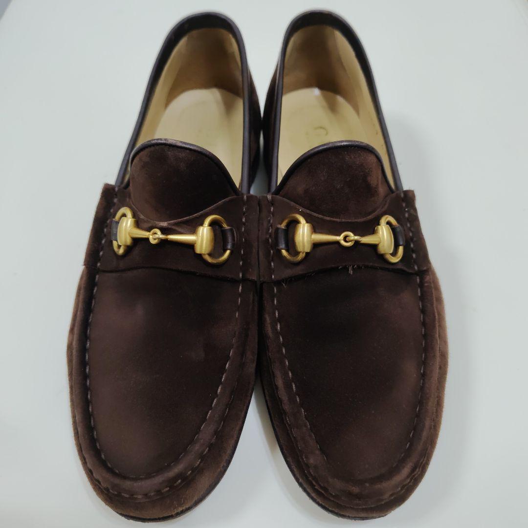 OLD GUCCIビットローファーブラウンスエード beamsf