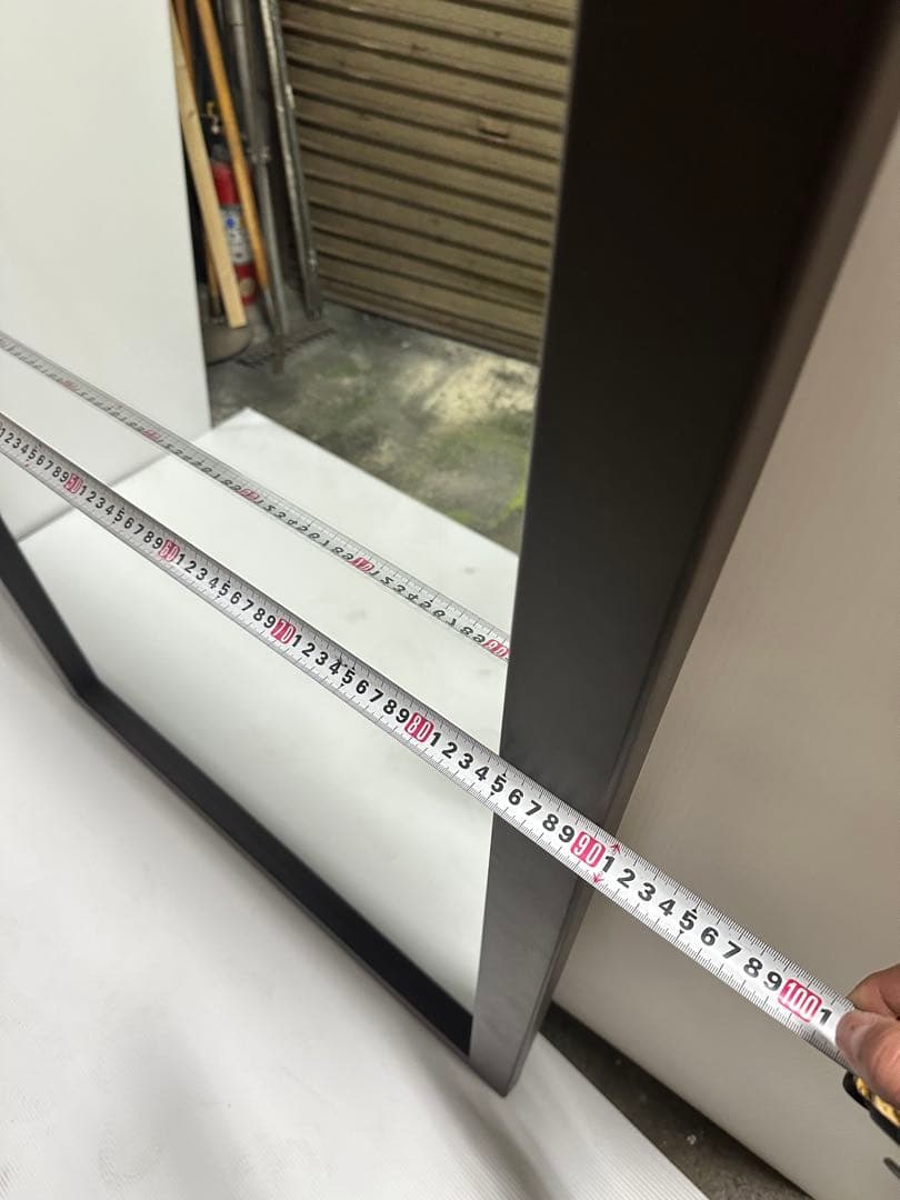 大型ミラー　立て掛ミラー　全身鏡　姿見　中古良品