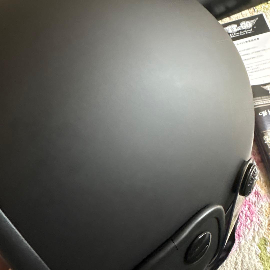 マッドマッスクJ02ローマン　ジェットヘルメット　マッドブラック