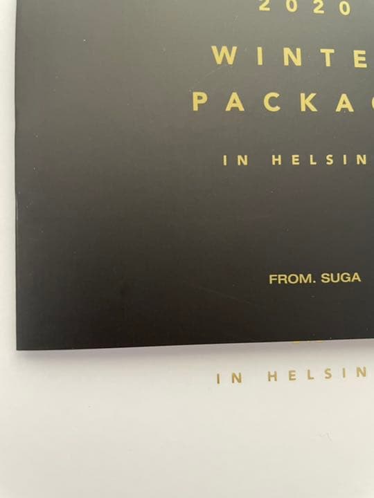 BTS WINTER PACKAGE 2020 ユンギ