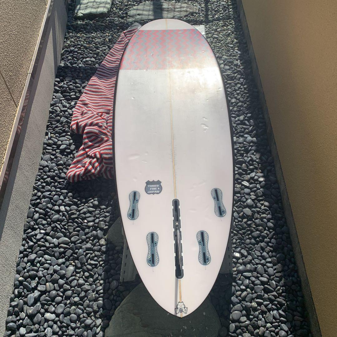 5.7 ショートボード　シングルフィン　the glasslab