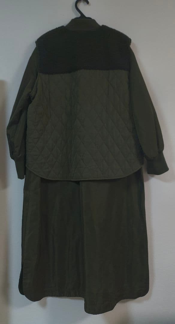 セール中★キルティングベスト付き3wayロングコート