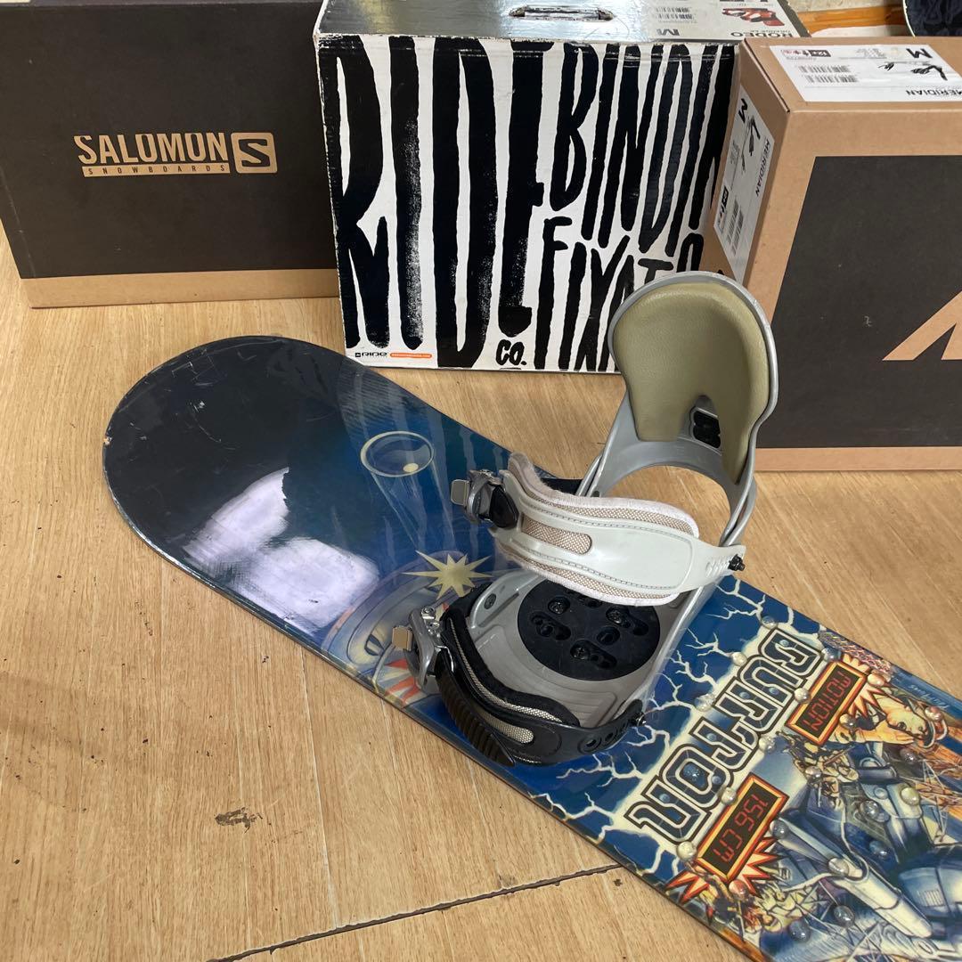 BURTON×NB　バートン　スノーボードセット　バインディング付