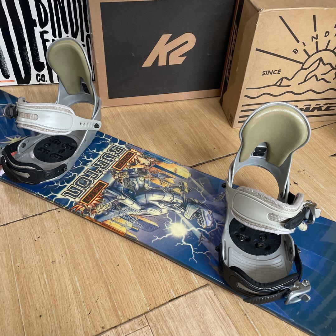 BURTON×NB　バートン　スノーボードセット　バインディング付