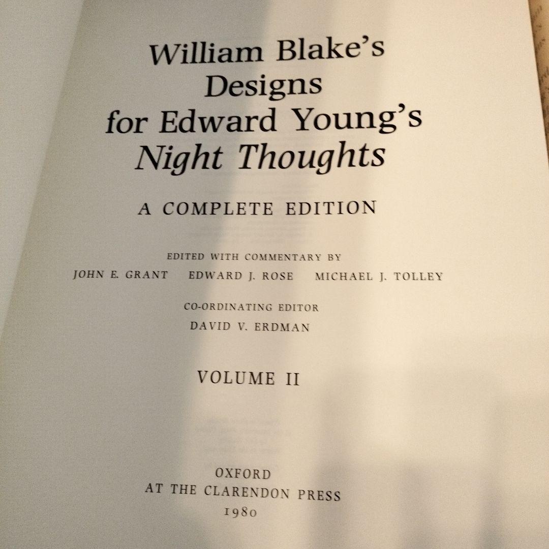 アート・デザイン・音楽 William Blake's Designs for Edward Young