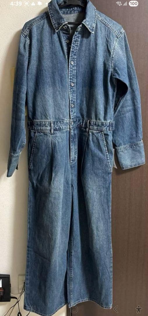 【eri】【2025AW】アダムエロペ デニムジャンプスーツ36