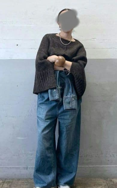 【eri】【2025AW】アダムエロペ デニムジャンプスーツ36