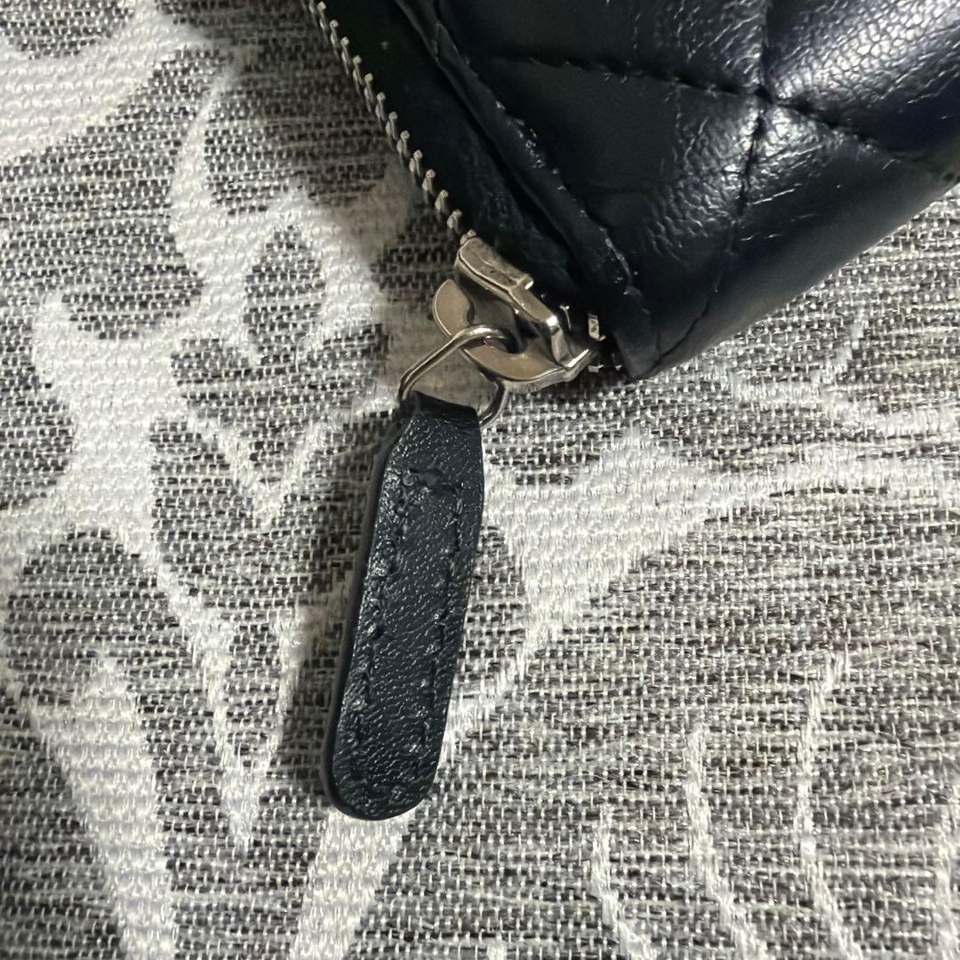 シャネル　マトラッセ 長財布　ラムスキン　美品