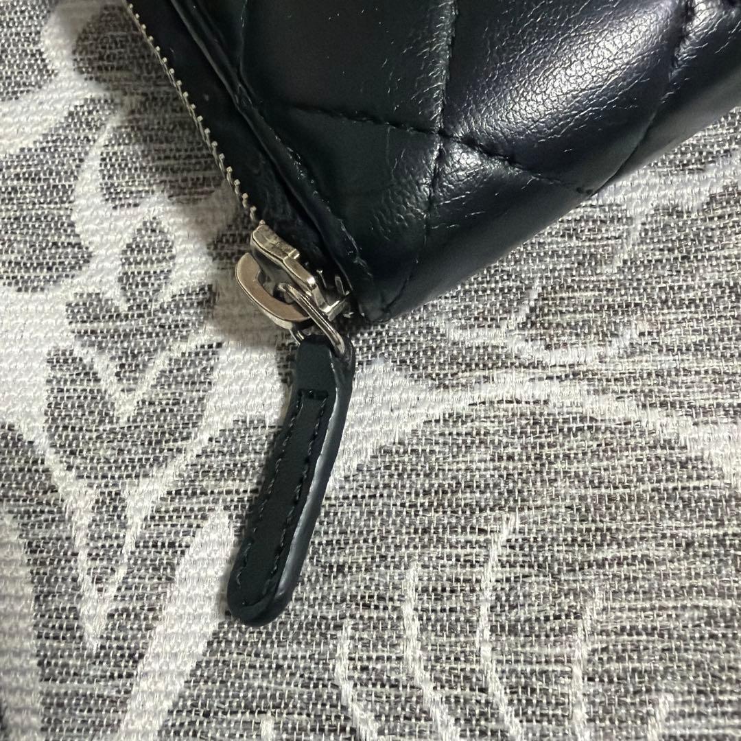 シャネル　マトラッセ 長財布　ラムスキン　美品