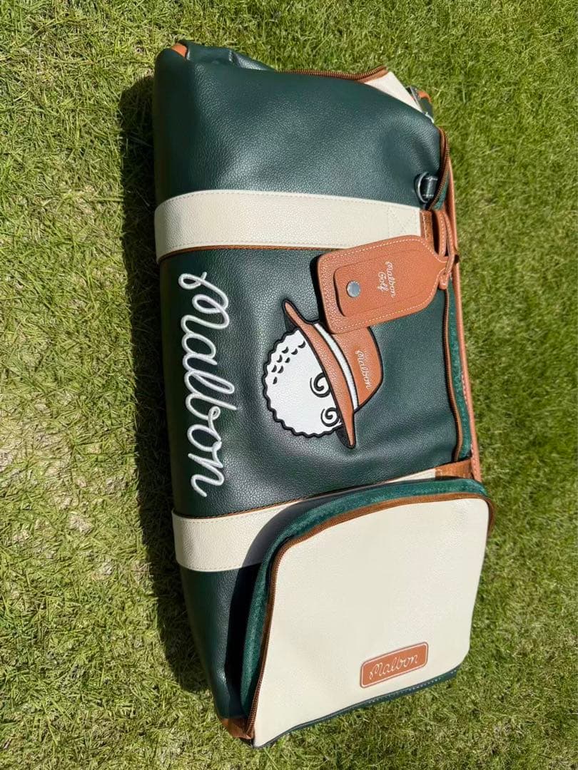 即日発送Malbon ゴルフバッグマルボンゴルフボストンバッググリーン