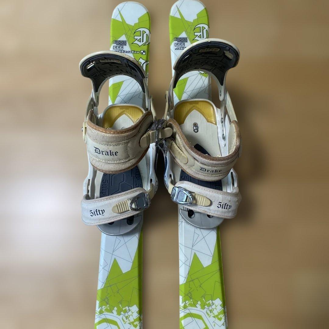 ショートスキー、ファンスキー板　中古品